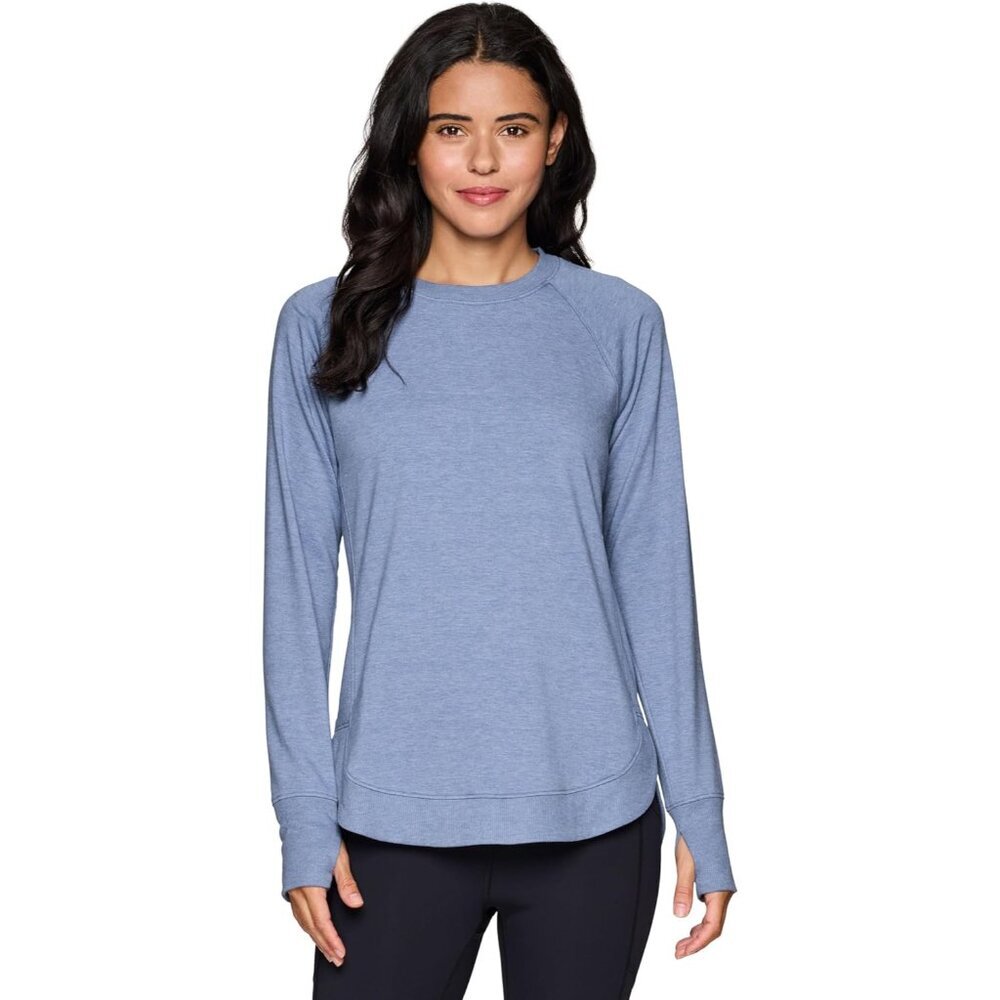 Women's Lightweight French Terry Yoga Tunic With Thumbholes, Casual Wear